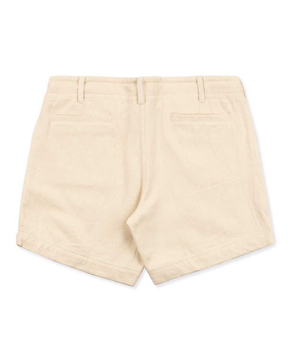 Indi + Ash Obelisk Short - Natural Handwoven Denim - Standard & Strange