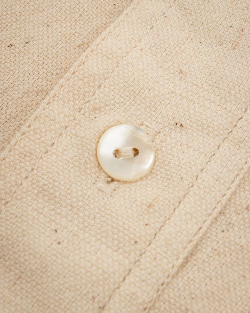 Indi + Ash SS Cedar Shirt - Handwoven Kala Cotton Natural - Standard & Strange