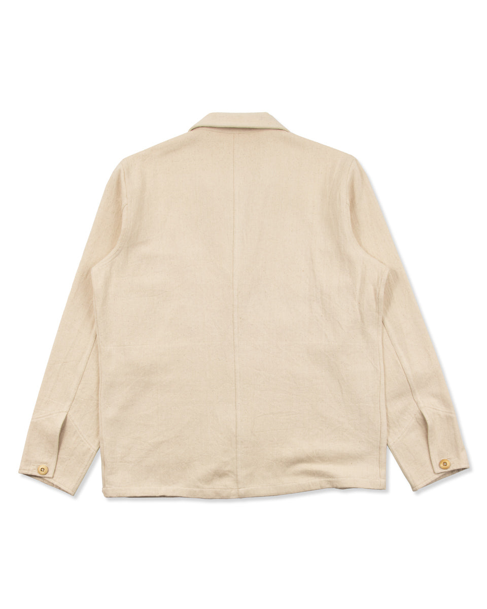 Indi + Ash Study Jacket - Natural Handwoven Denim - Standard & Strange