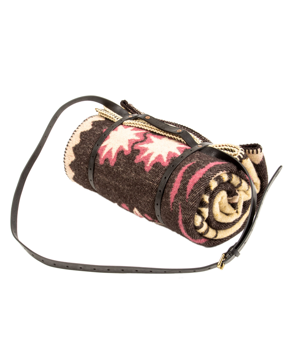 Indigofera Blanket Carrier - Black with Brass - Standard & Strange