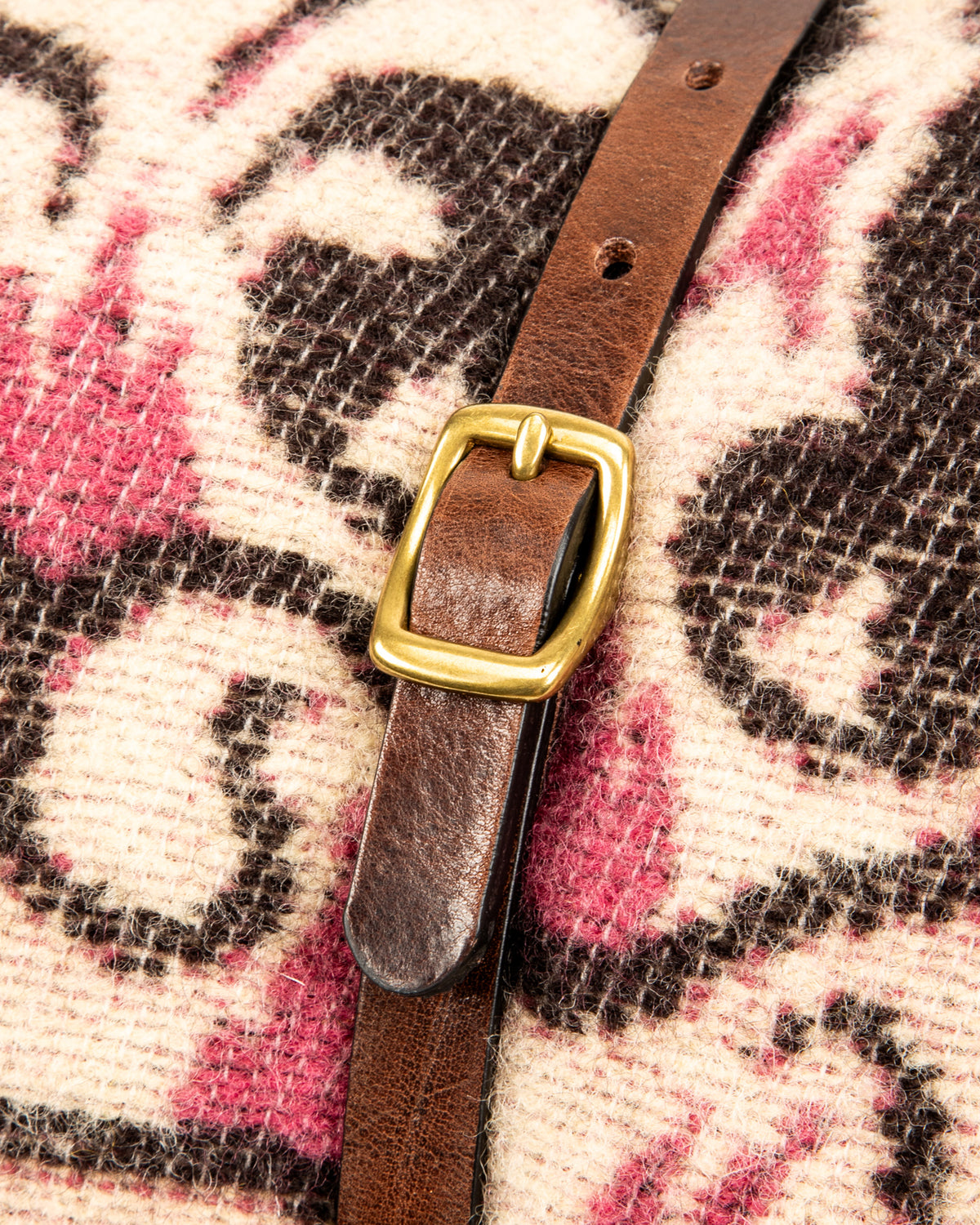 Indigofera Blanket Carrier - Dark Brown with Brass - Standard & Strange
