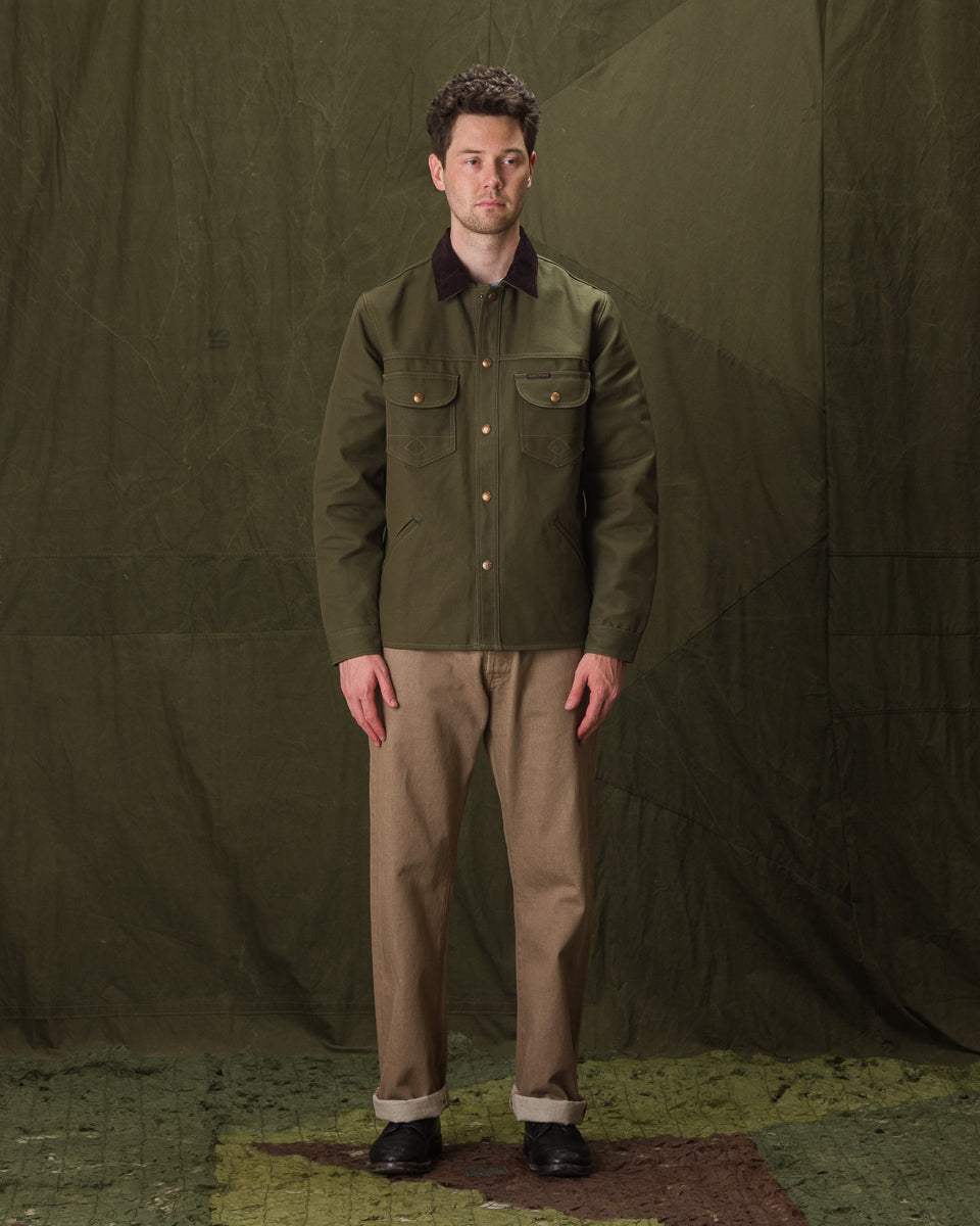 Indigofera Kirk Straight Fit - 13.5oz Khaki Dusk Denim - Standard & Strange