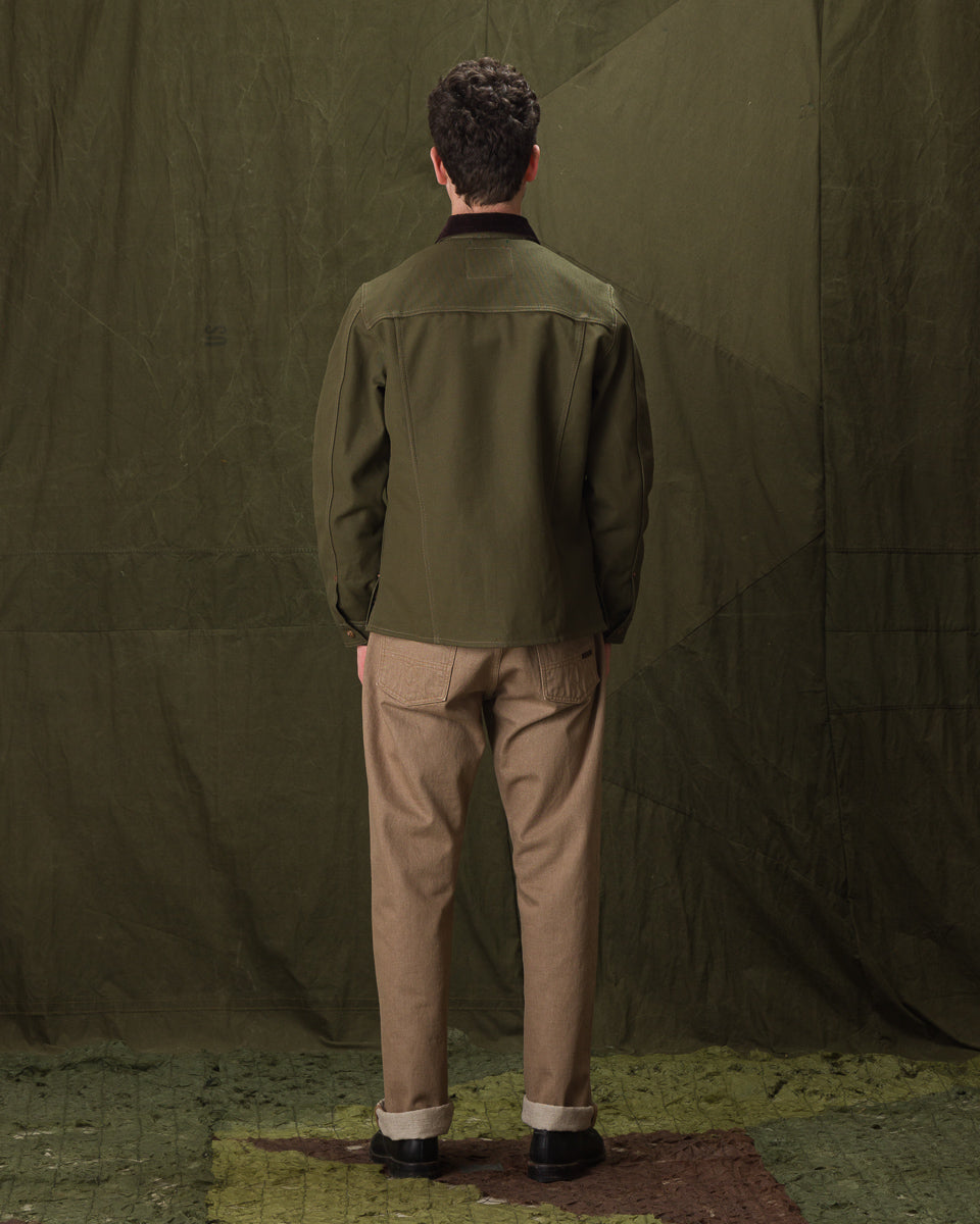 Indigofera Kirk Straight Fit - 13.5oz Khaki Dusk Denim - Standard & Strange