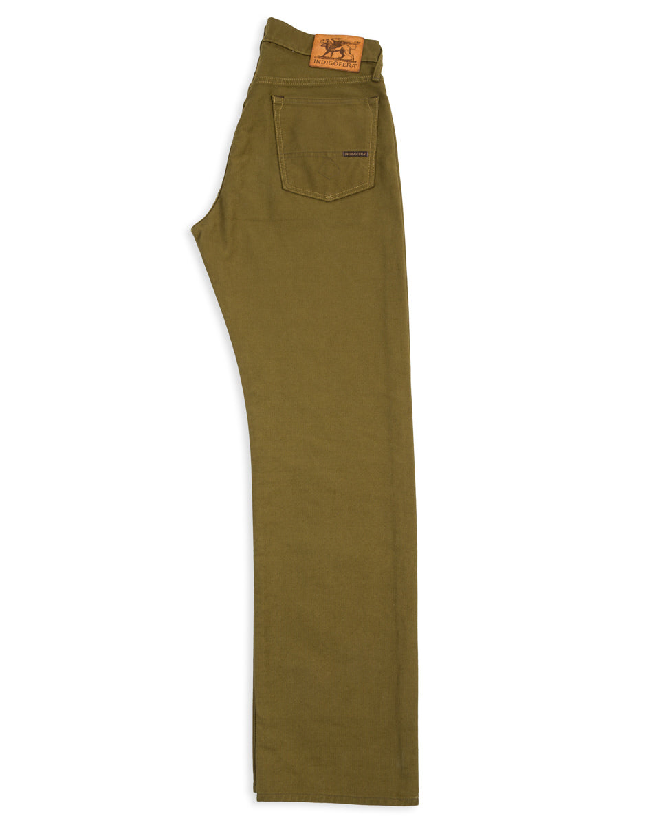 Indigofera Kirk Straight Fit - Bedford Dark Olive - Standard & Strange