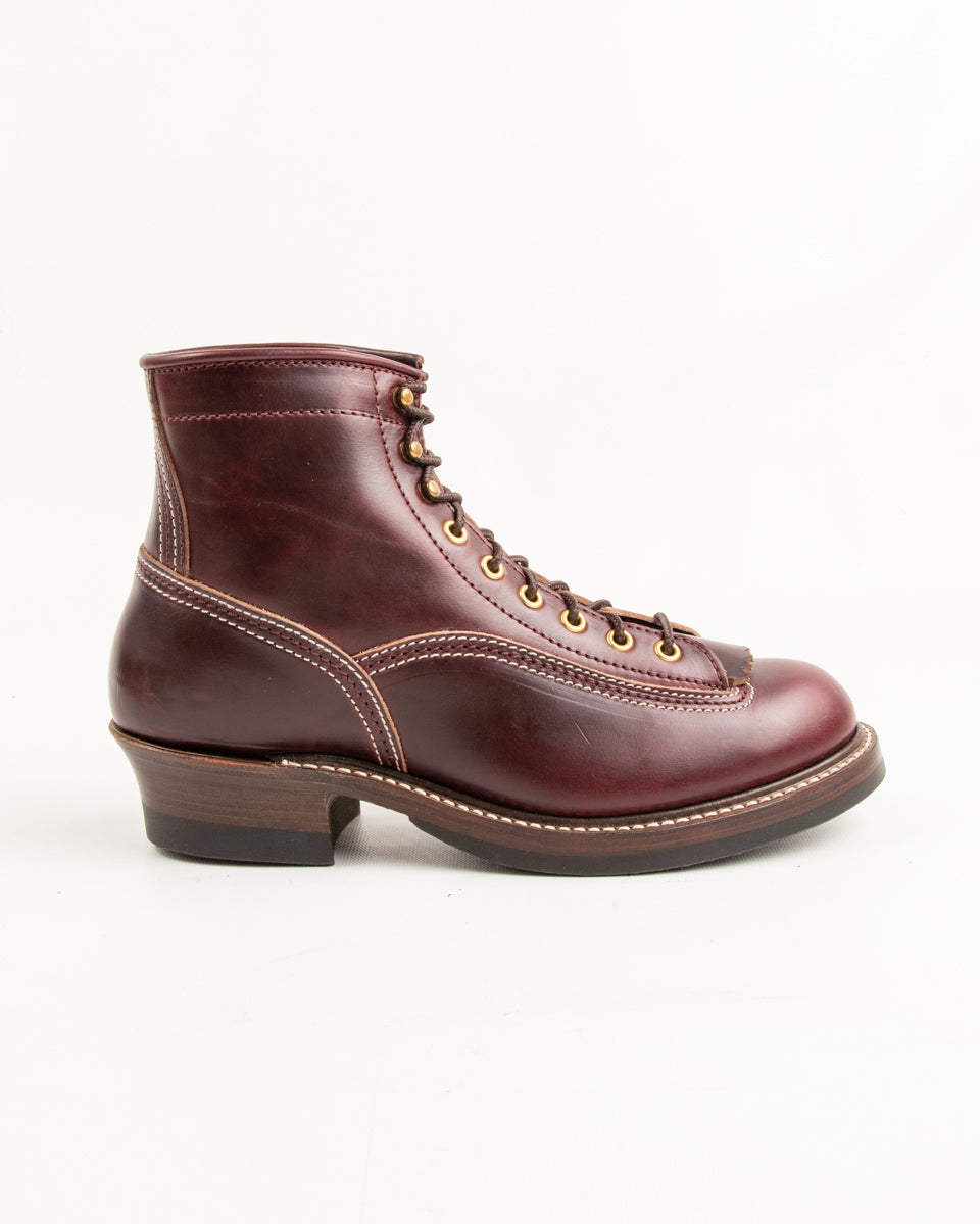 John Lofgren Donkey Puncher Boots - Burgundy CXL - Standard & Strange