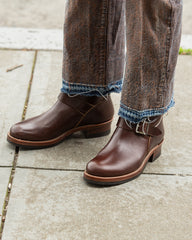 John Lofgren Wabash Engineer Boots - Dark Brown Shinki Horsebutt - Standard & Strange