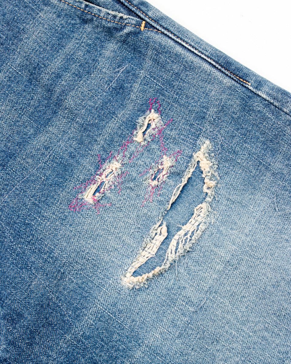 Kapital 14oz Denim PORT Baggy Pants (HIPPIE-Champetre Remake) - PRO - Standard & Strange