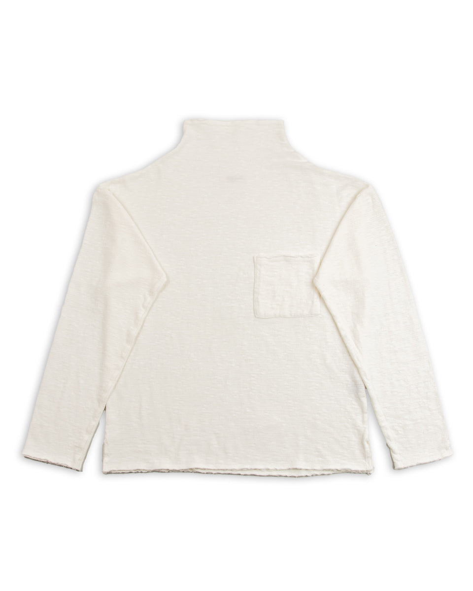 Kapital AMUSE Knit GANDHI Longsleeve T-shirt - White - Standard & Strange