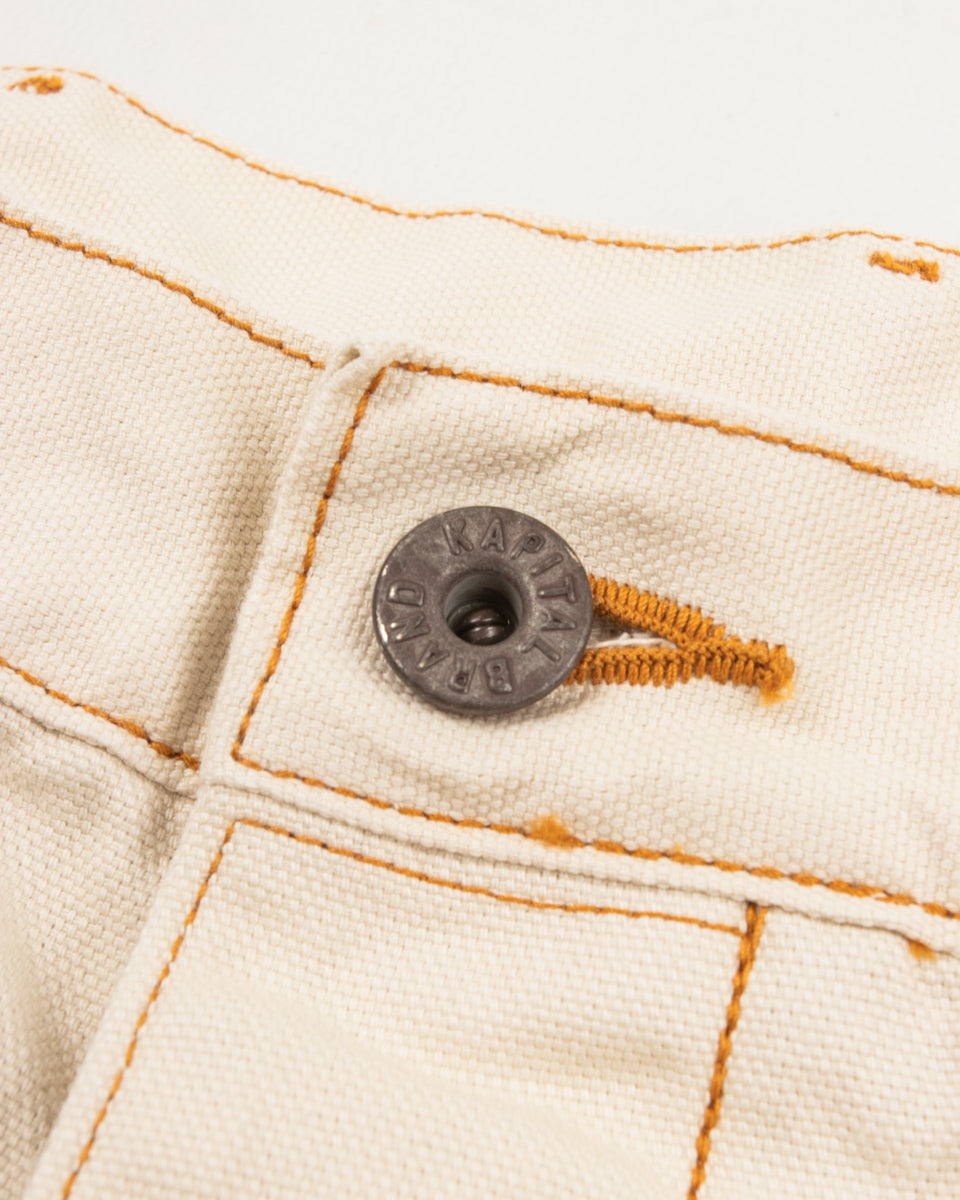 Kapital Light Canvas LUMBER Pants - Ecru - Standard & Strange
