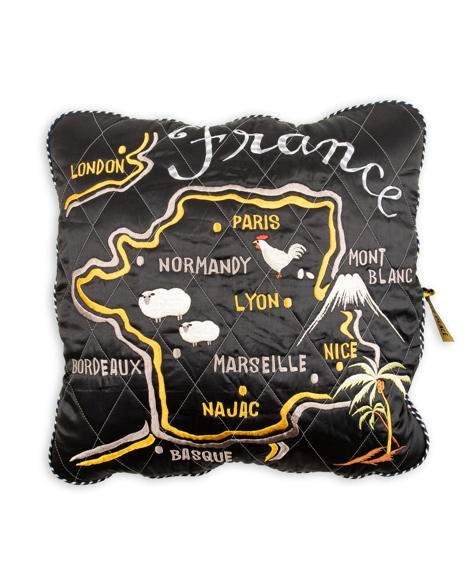 Kapital Velveteen KESA SHAM BOMBER JKT (Beautiful FRANCE) - Black 3 - Standard & Strange