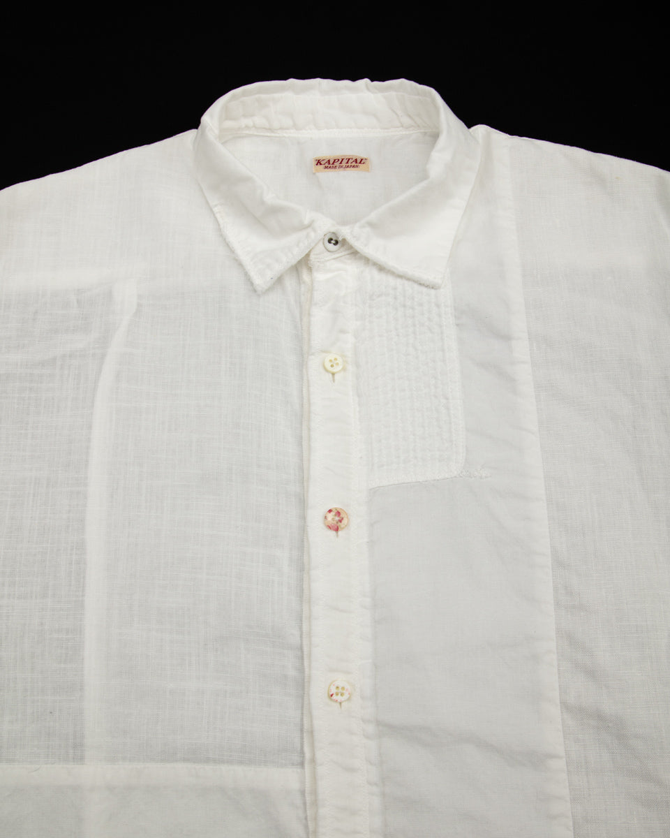 Kapital White Patch KATMANDU Shirt 2022 - White - Standard & Strange