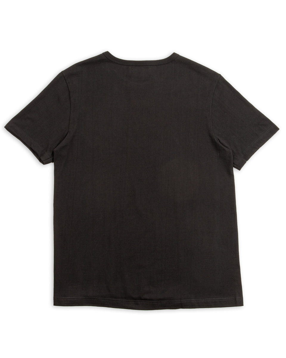 Merz b. Schwanen 1950s Lightweight Loopwheeled Tee - Black - Standard & Strange