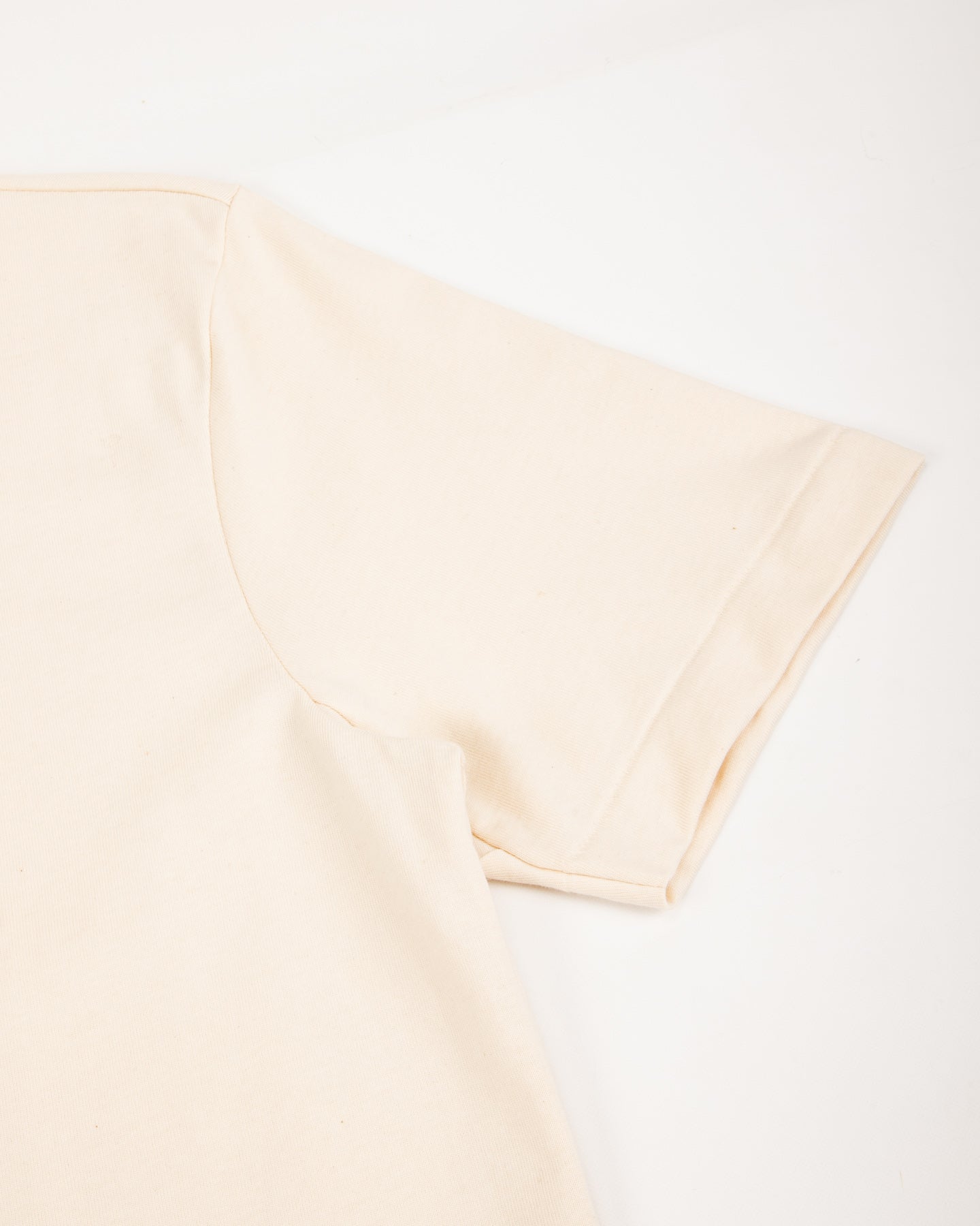 Merz b. Schwanen 2M15C Cropped Vintage Machine Jersey T-Shirt - Nature - Standard & Strange