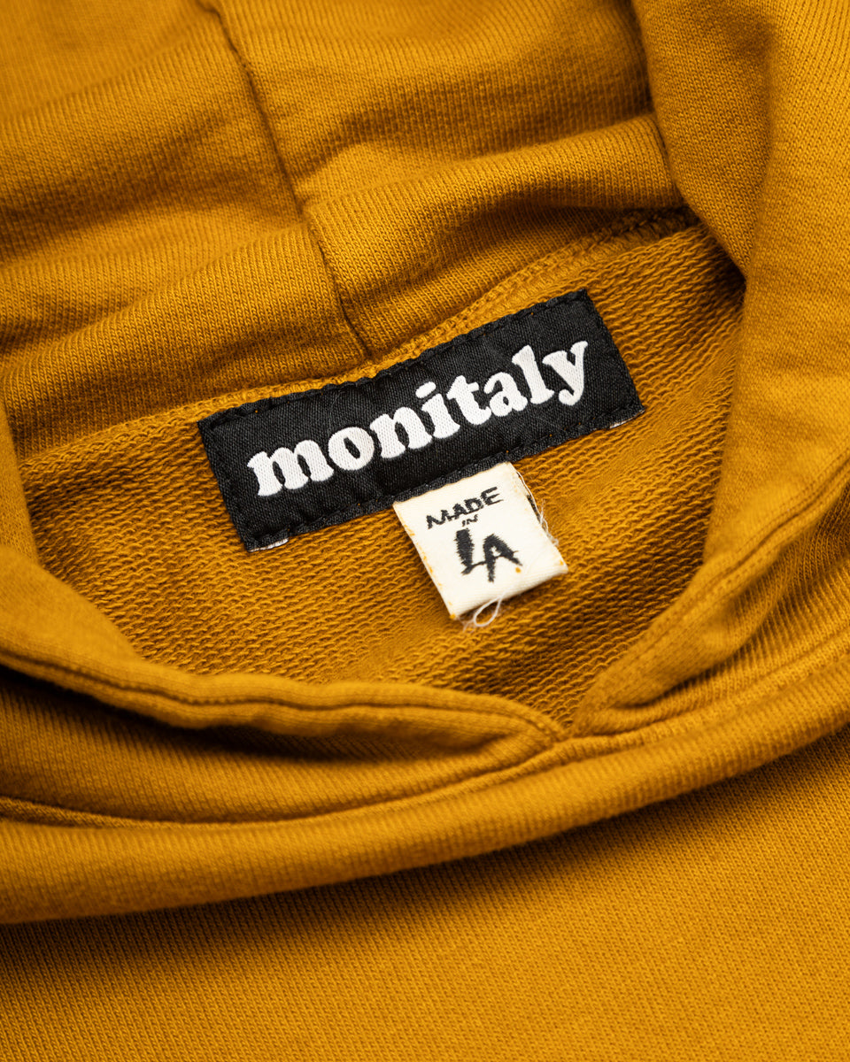 Monitaly French Terry S/S Hoodie - Sunflower - Standard & Strange