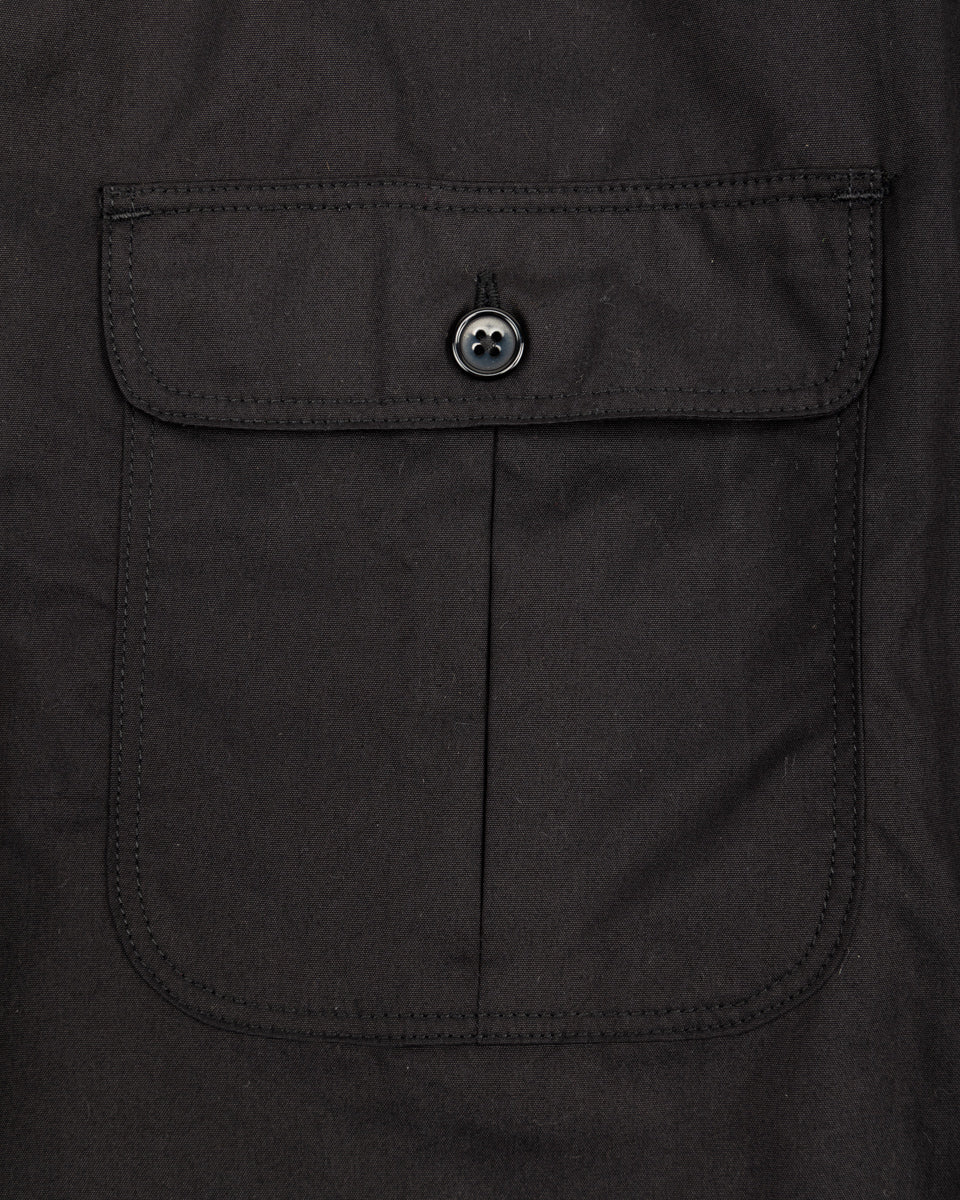 Monitaly Giorgio Work Shirt - Vancloth Oxford Black - Standard & Strange