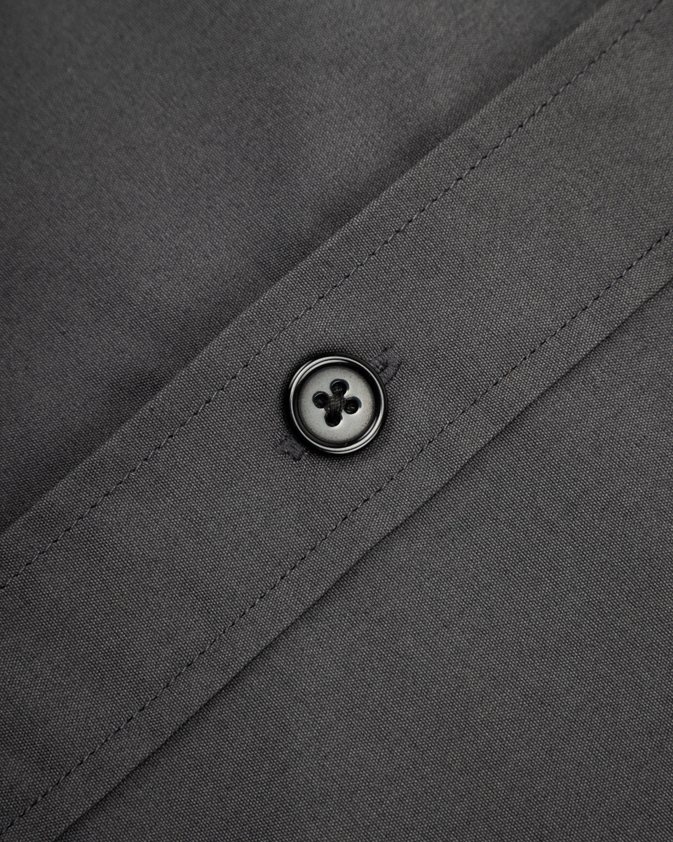 Monitaly Giorgio Work Shirt - Vancloth Oxford Charcoal - Standard & Strange