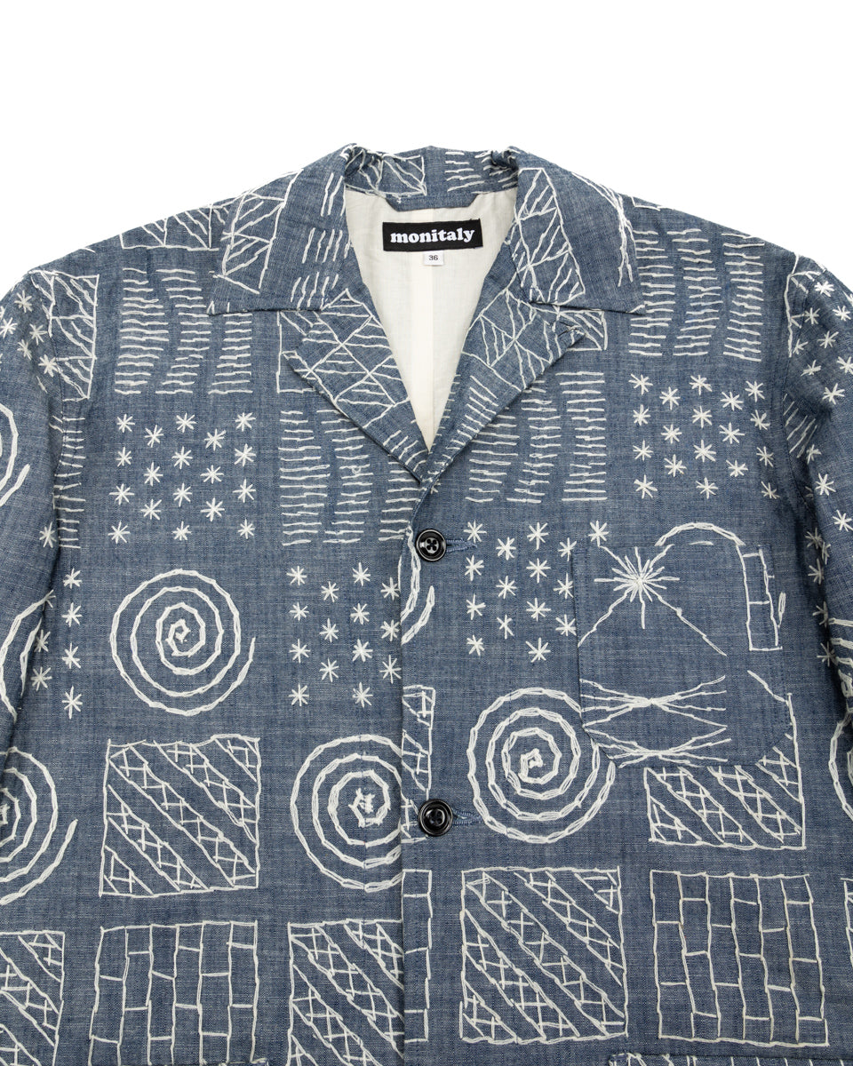 Monitaly Italian Jail Jacket - Squared Chambray - Standard & Strange