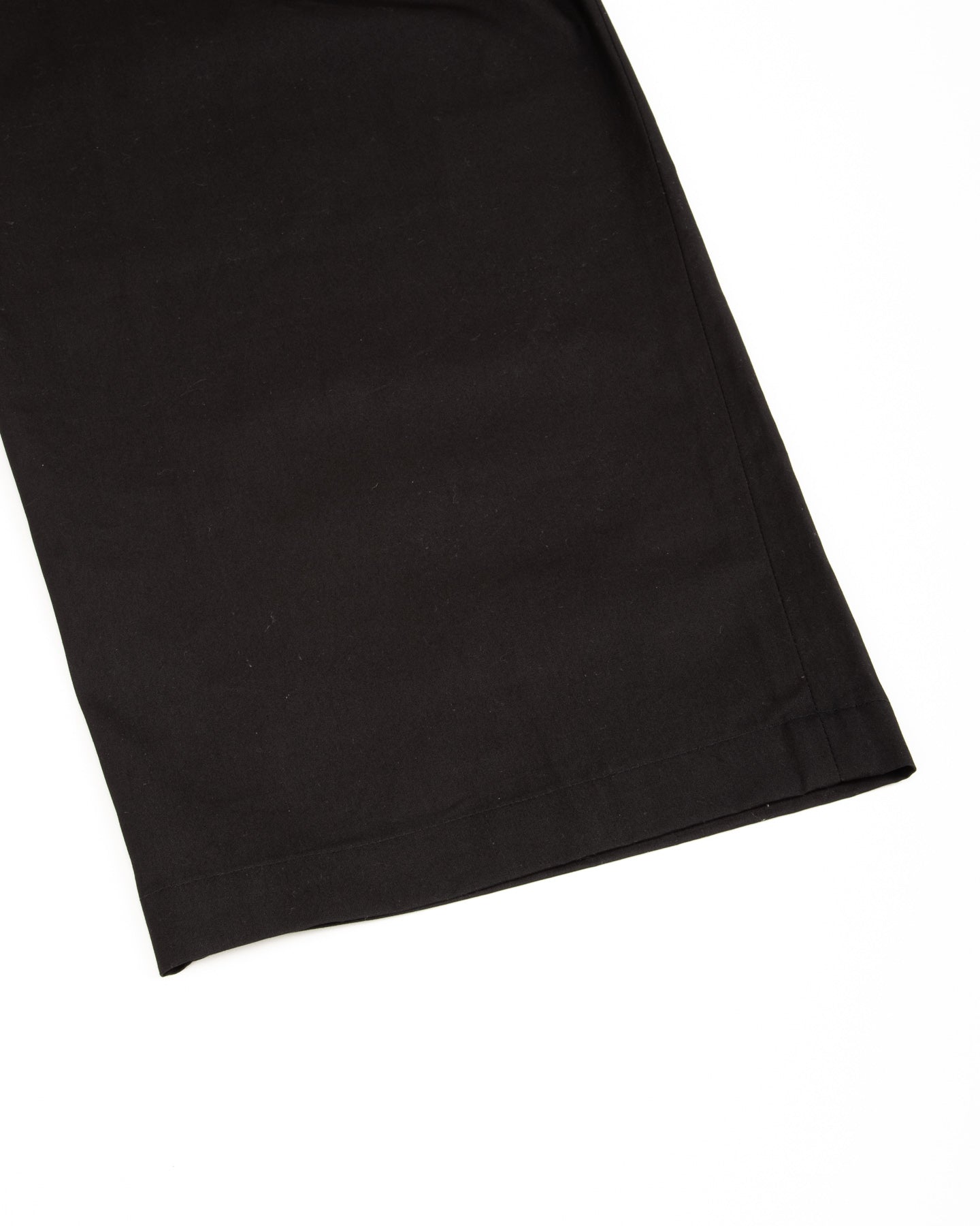 Monitaly Triple Tuck Wide Pants - Black Vancloth Oxford - Standard & Strange