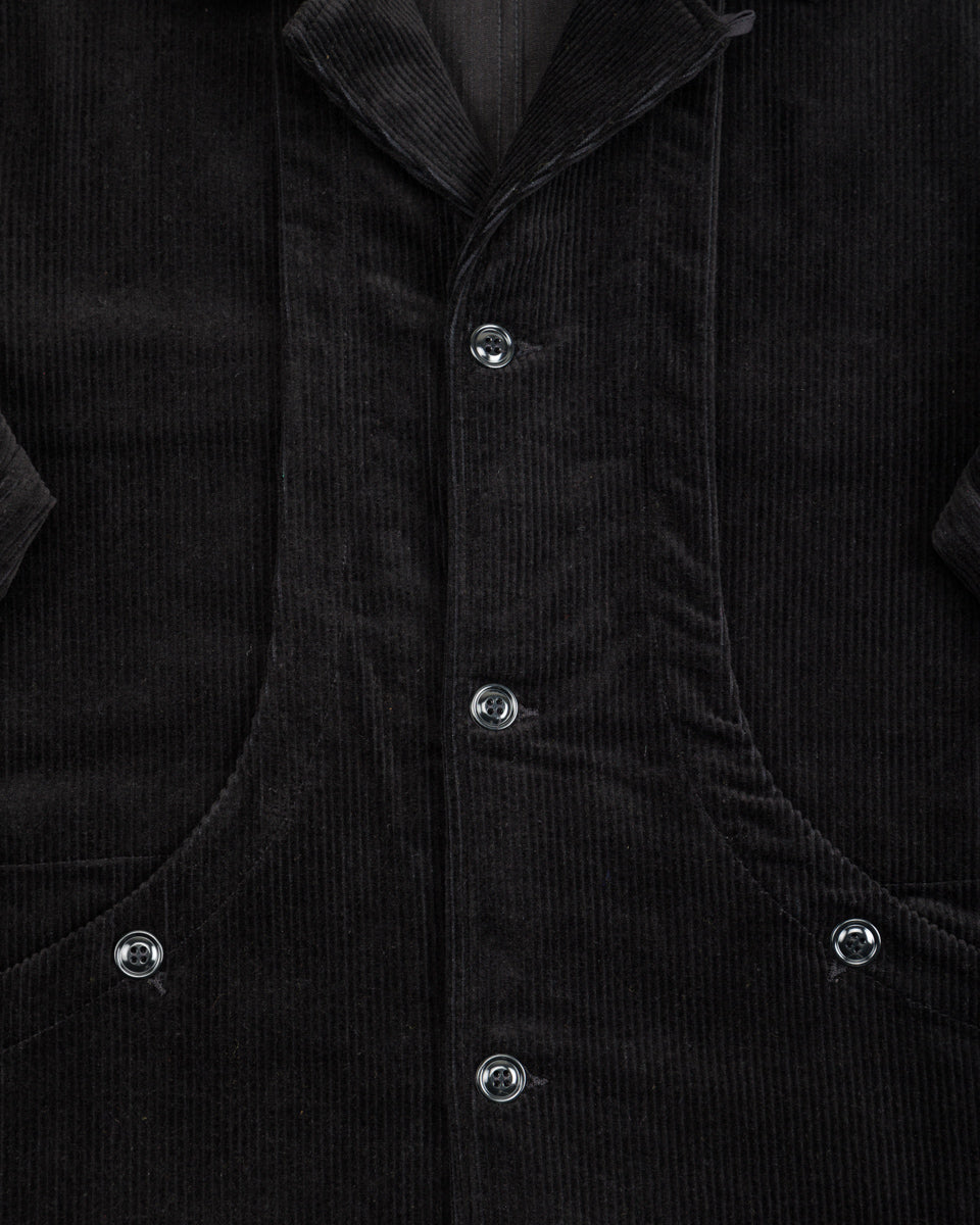 Monitaly Harvester Jacket - Black 8-Wale Corduroy - Standard & Strange
