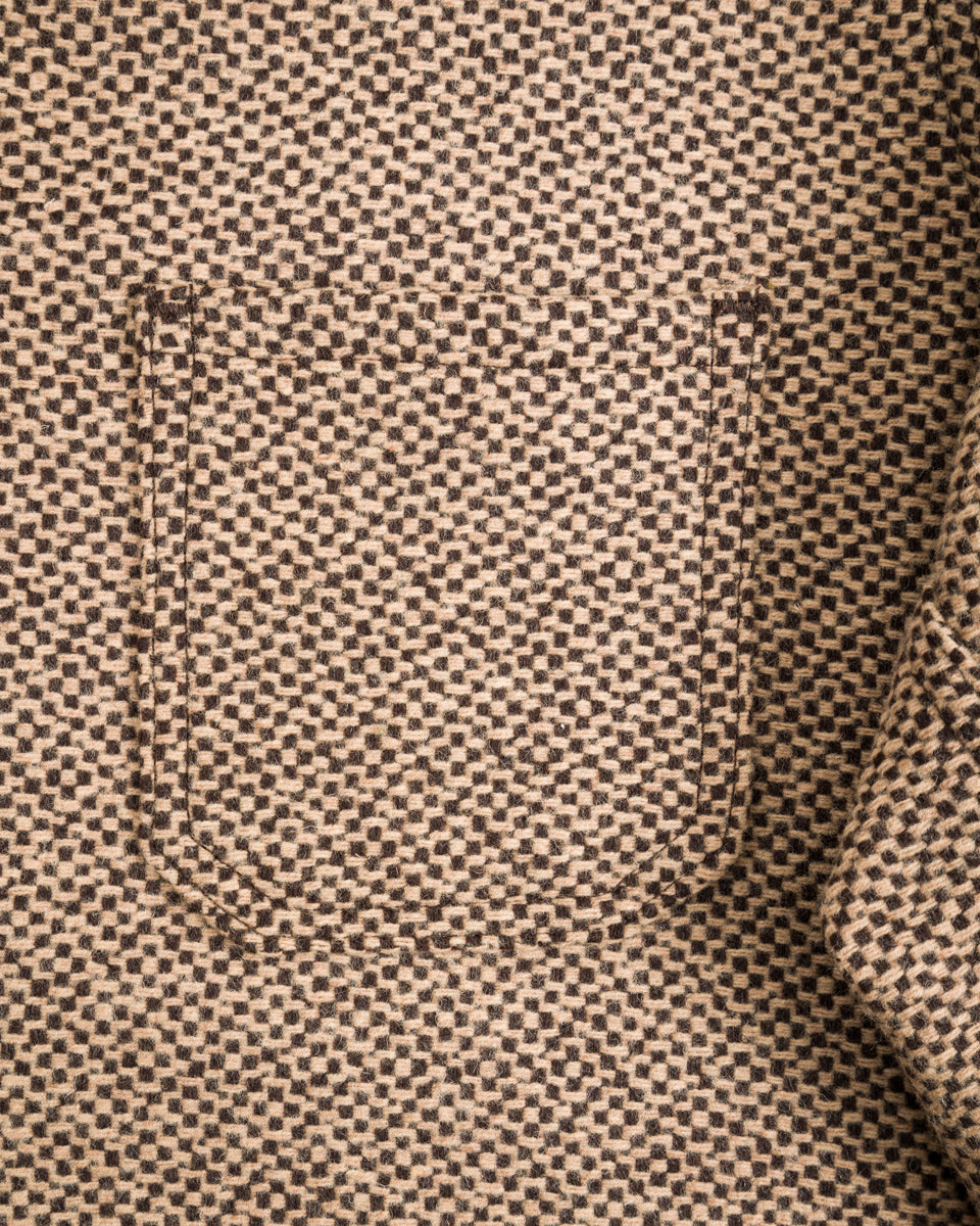 Monitaly Italian Jail Jacket - Giraffe Wool Flannel Vicente - Standard & Strange