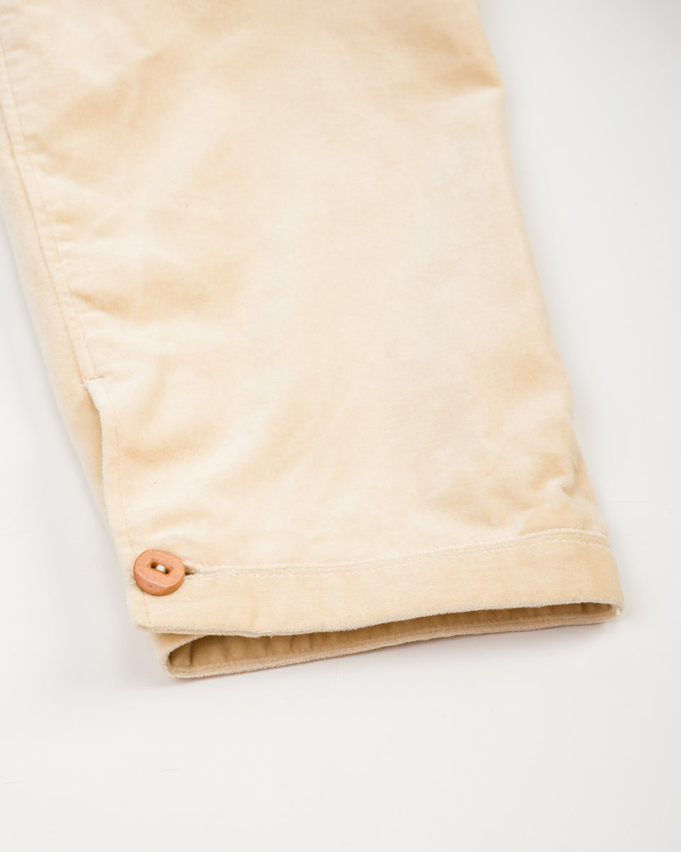 MotivMfg Diod Jacket - Cream Cotton Velvet - Standard & Strange