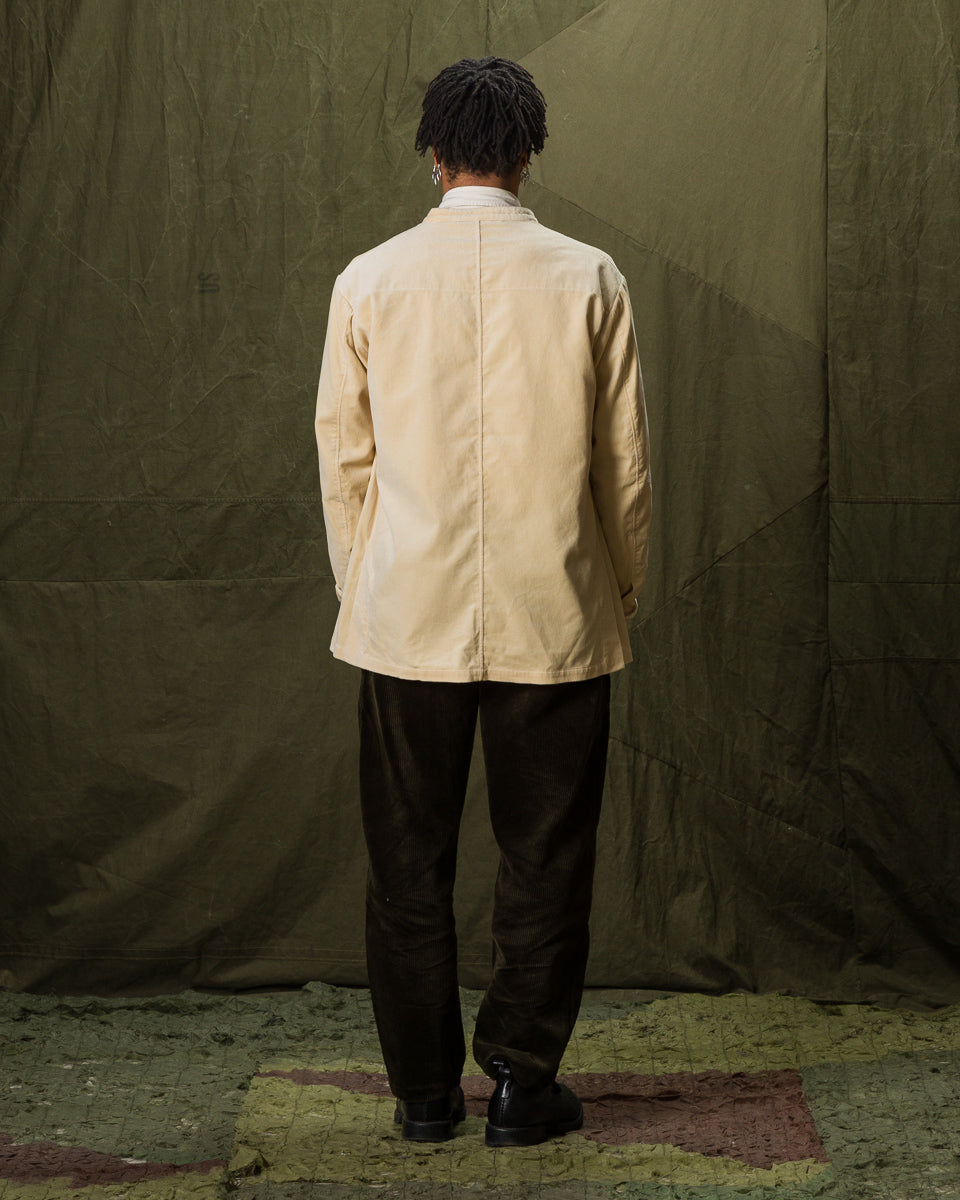 MotivMfg Diod Jacket - Cream Cotton Velvet - Standard & Strange