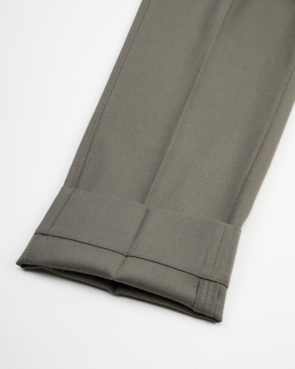 MotivMfg English Trousers - Pebble Wool Barathea - Standard & Strange