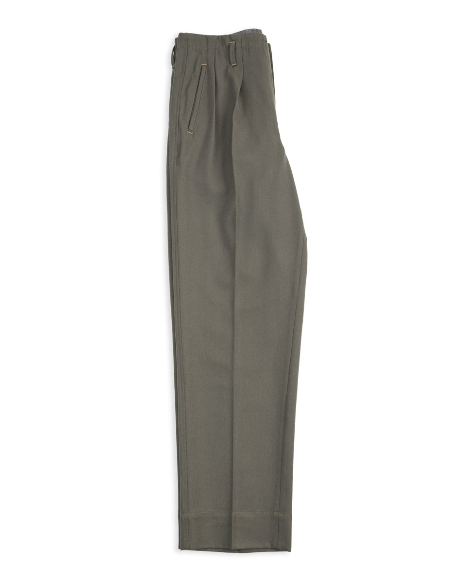 MotivMfg English Trousers - Pebble Wool Barathea - Standard & Strange