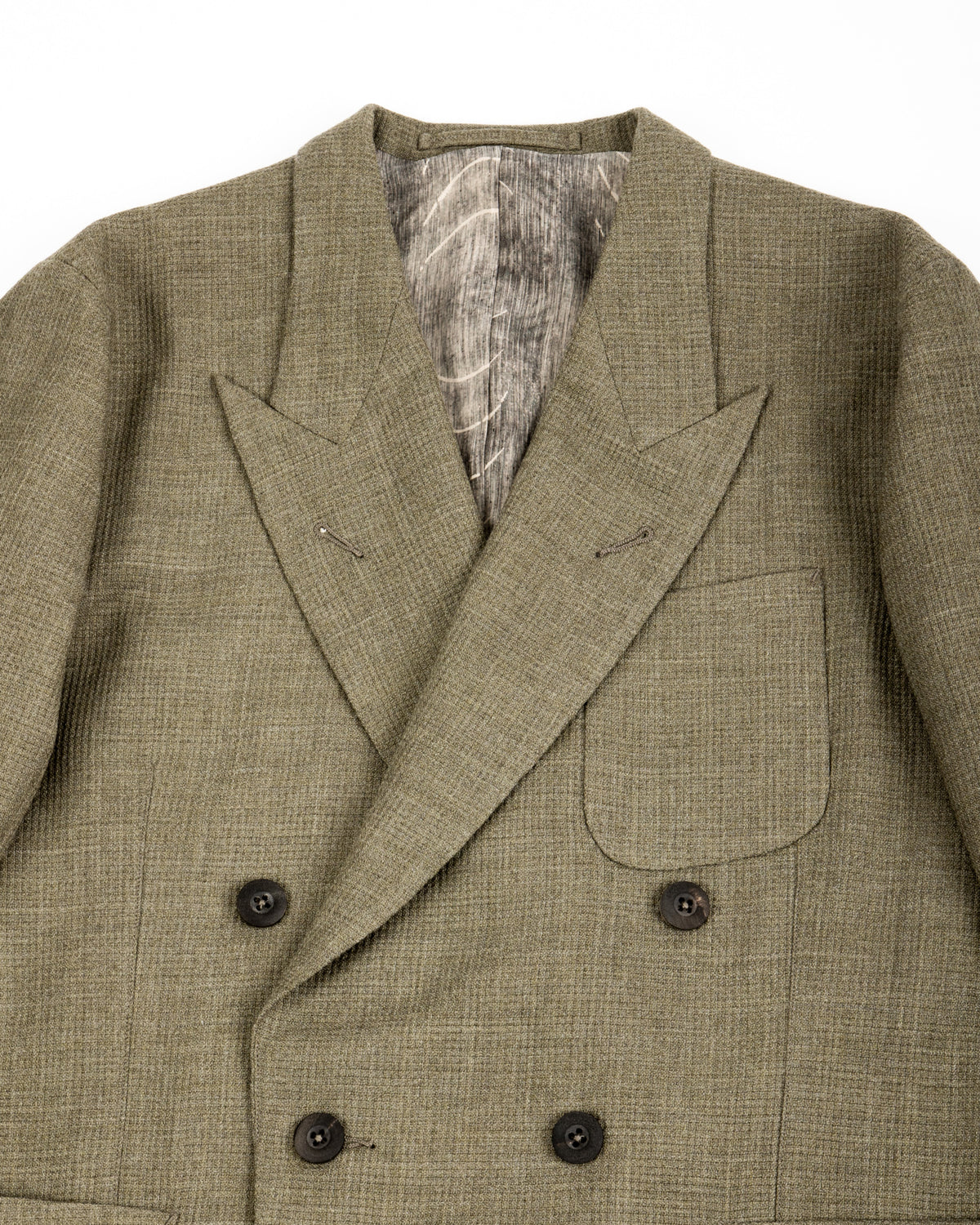 MotivMfg Trio Jacket - Sage Micro Check Suiting - Standard & Strange