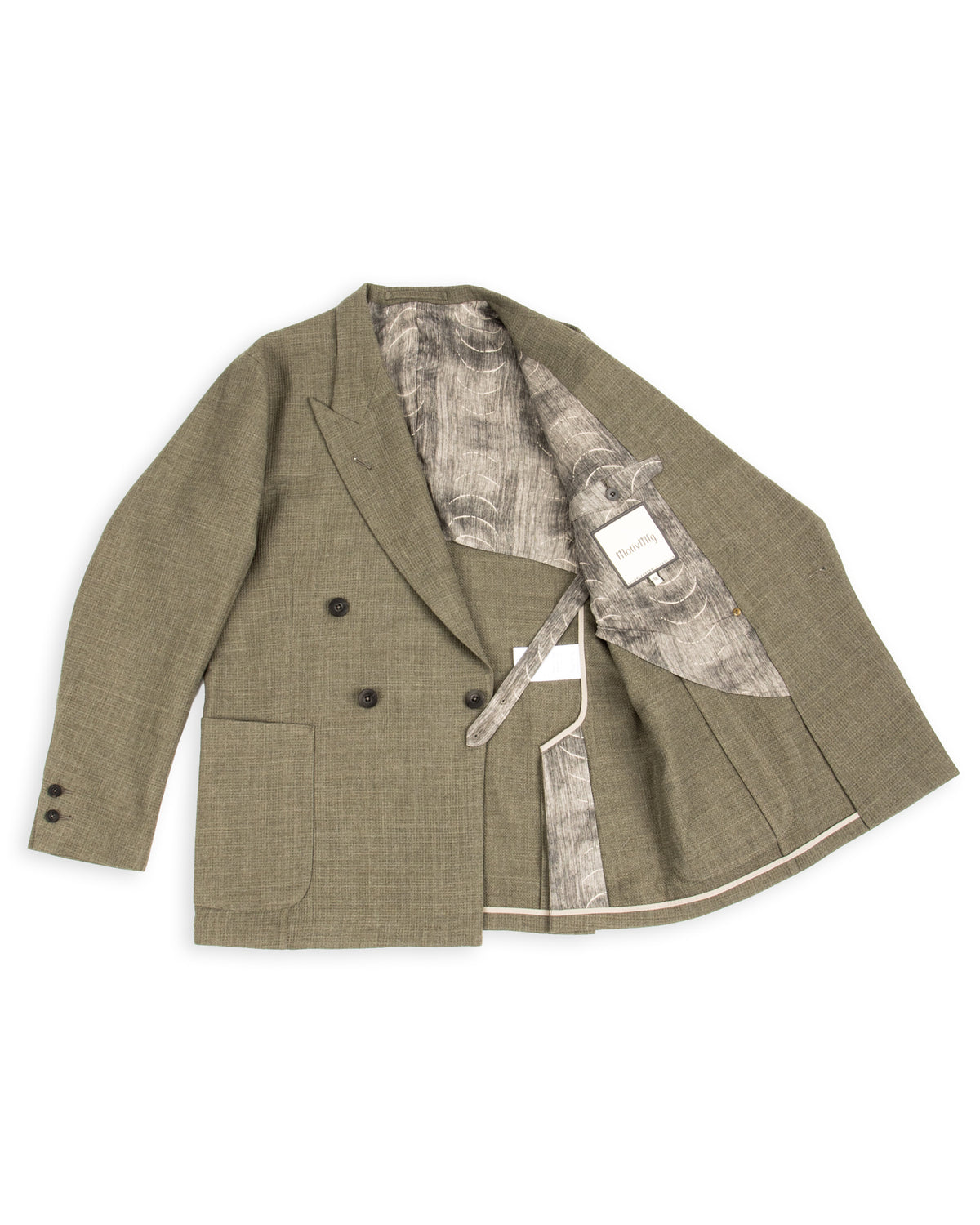 MotivMfg Trio Jacket - Sage Micro Check Suiting - Standard & Strange
