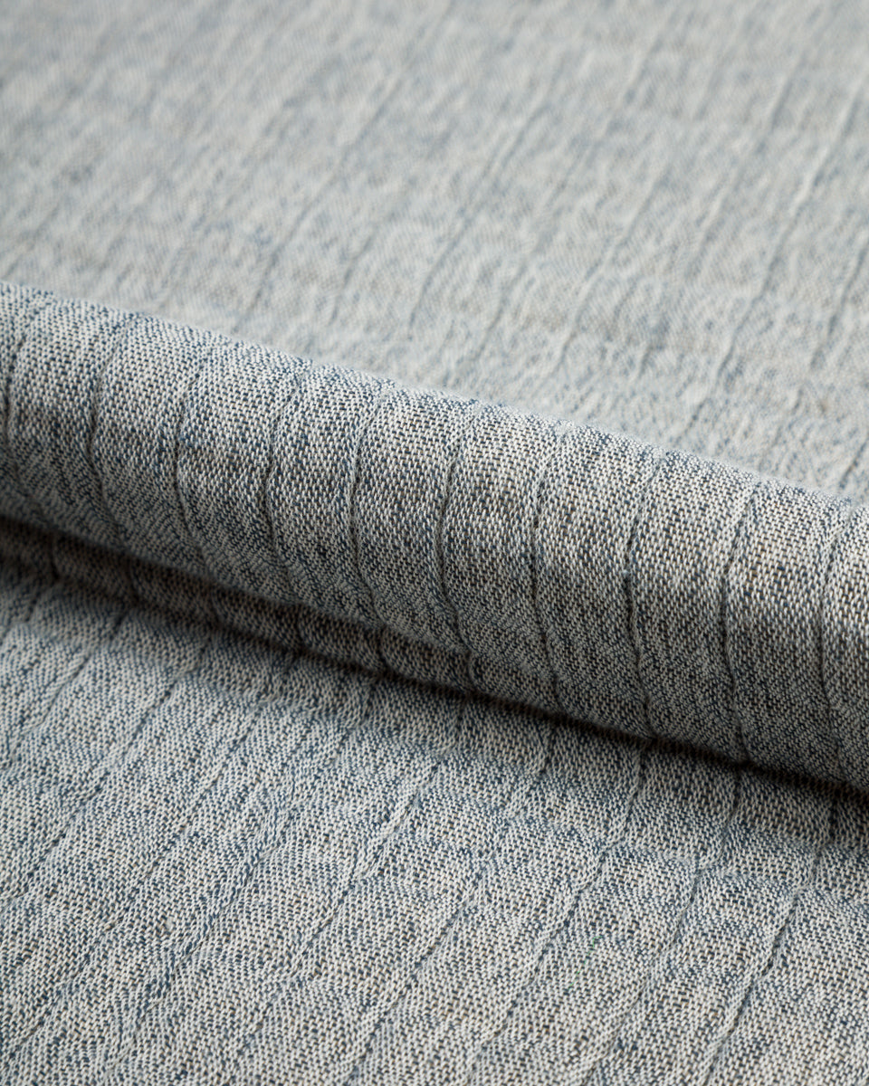 Nymane Together Quilted Sweatshirt - Natural/Indigo - Standard & Strange