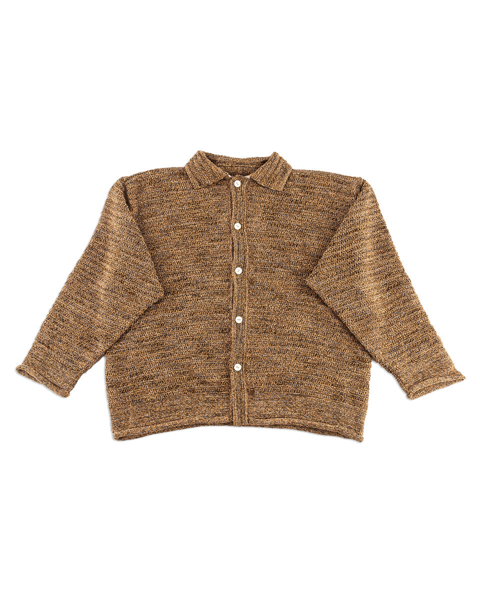 Olde Homesteader & Daughter Cotton Wrap Stitches Cardigan - Garden
