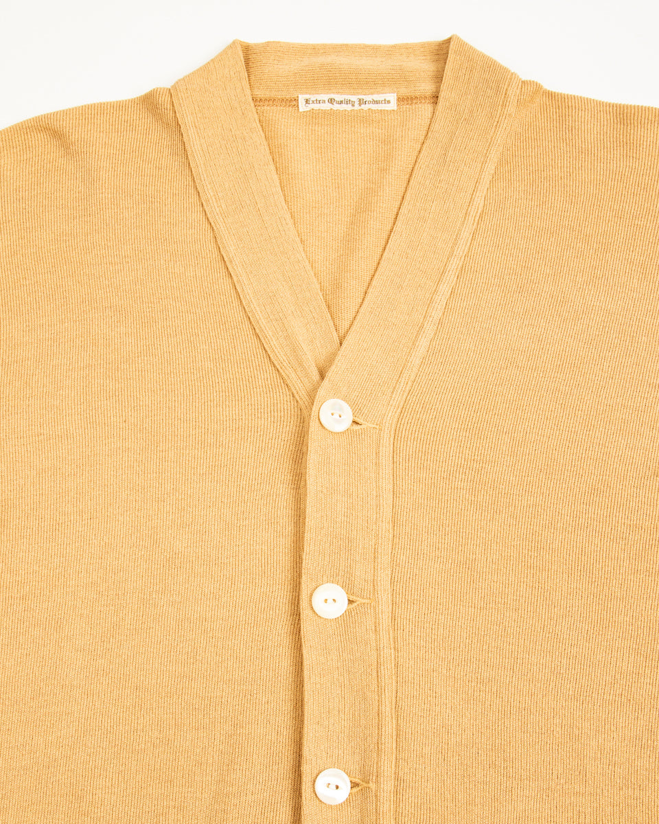 Olde Homesteader Extra Cotton Jersey Cardigan - Golden Yellow - Standard & Strange