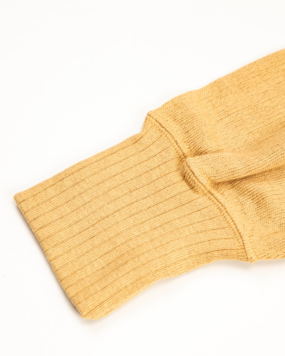 Olde Homesteader Extra Cotton Jersey Cardigan - Golden Yellow - Standard & Strange