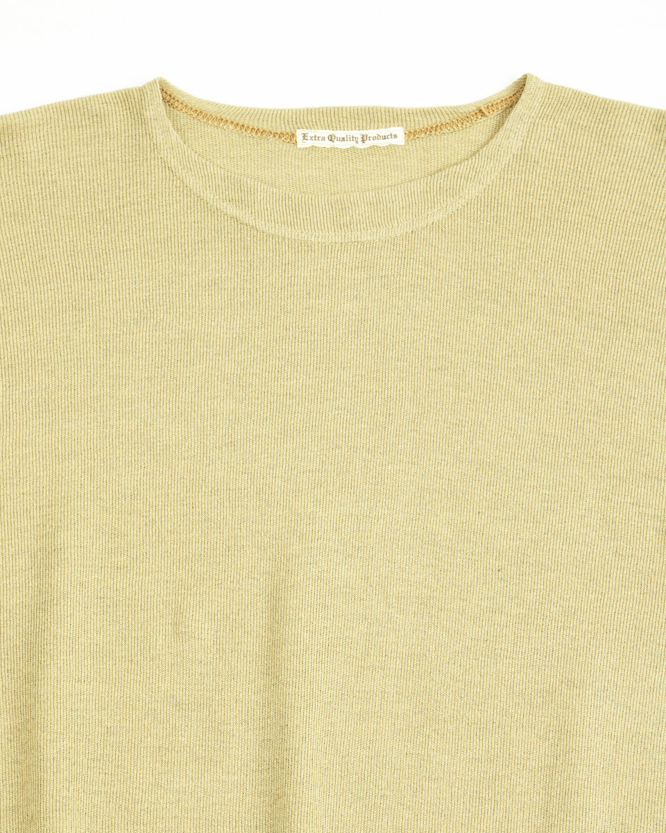 Olde Homesteader Extra Cotton Jersey Crewneck L/S - Olive - Standard & Strange
