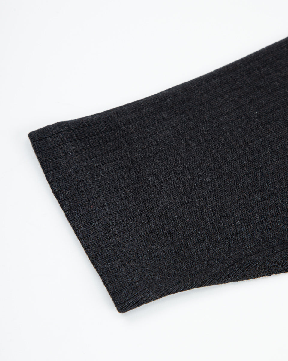 Olde Homesteader Extra Cotton Rib Crewneck L/S - Black - Standard & Strange