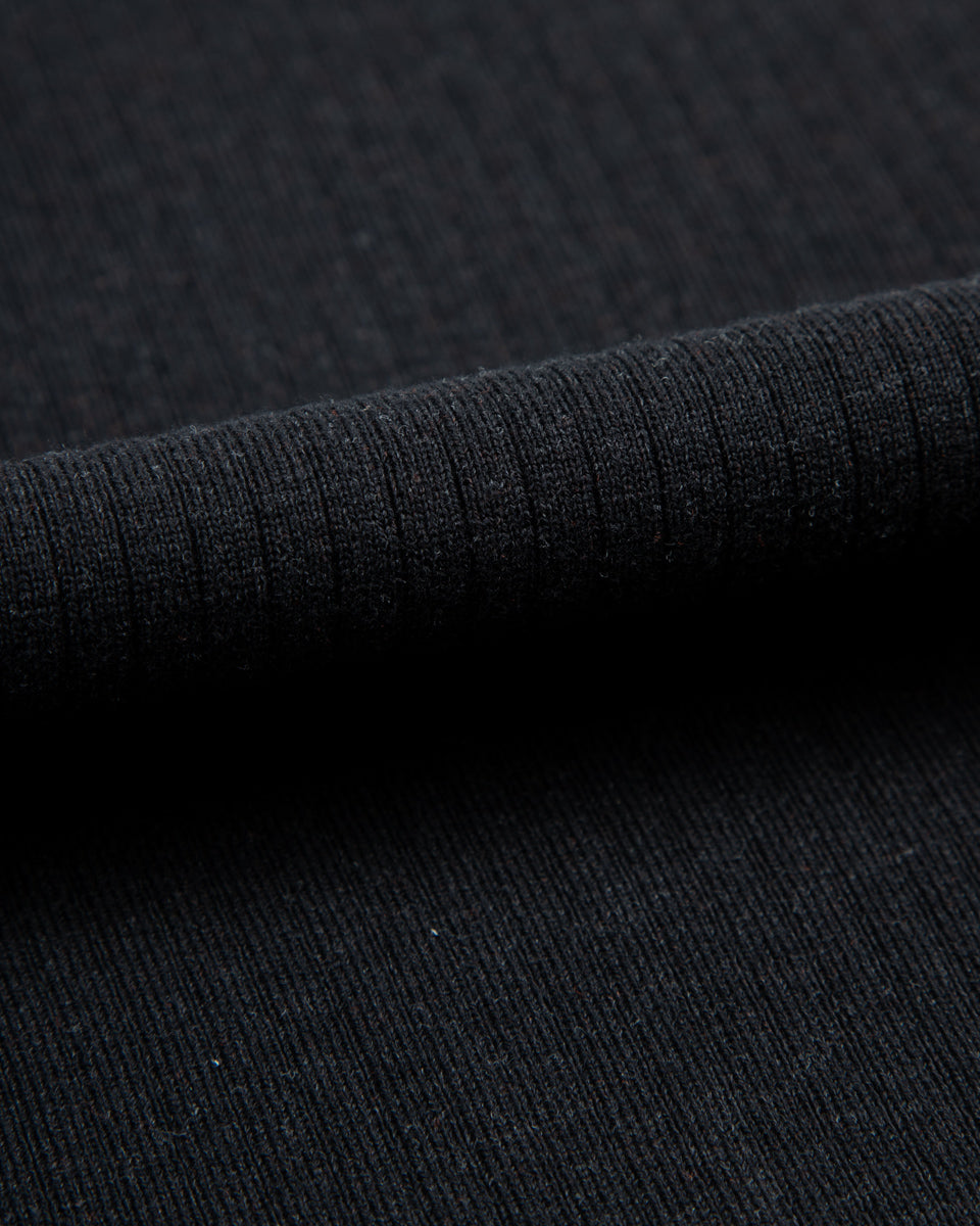 Olde Homesteader Extra Cotton Rib Crewneck L/S - Black - Standard & Strange