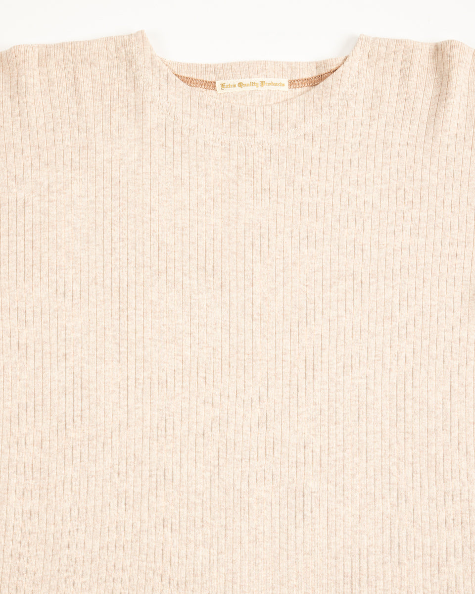 Olde Homesteader Extra Cotton Rib Crewneck L/S - Ecru - Standard & Strange