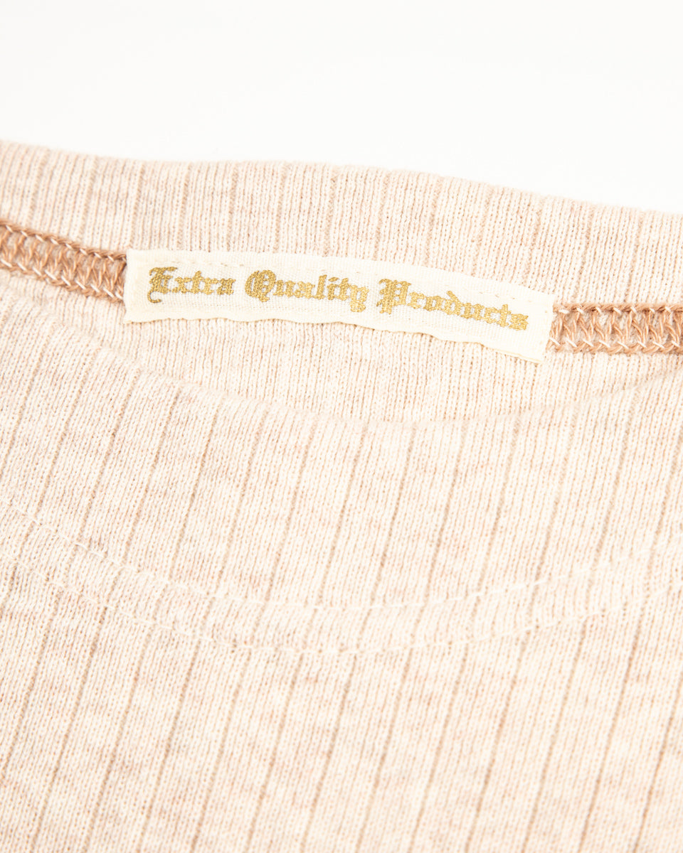 Olde Homesteader Extra Cotton Rib Crewneck L/S - Ecru - Standard & Strange