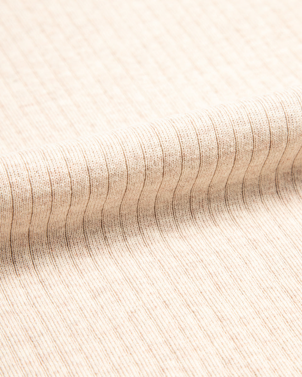 Olde Homesteader Extra Cotton Rib Crewneck L/S - Ecru - Standard & Strange