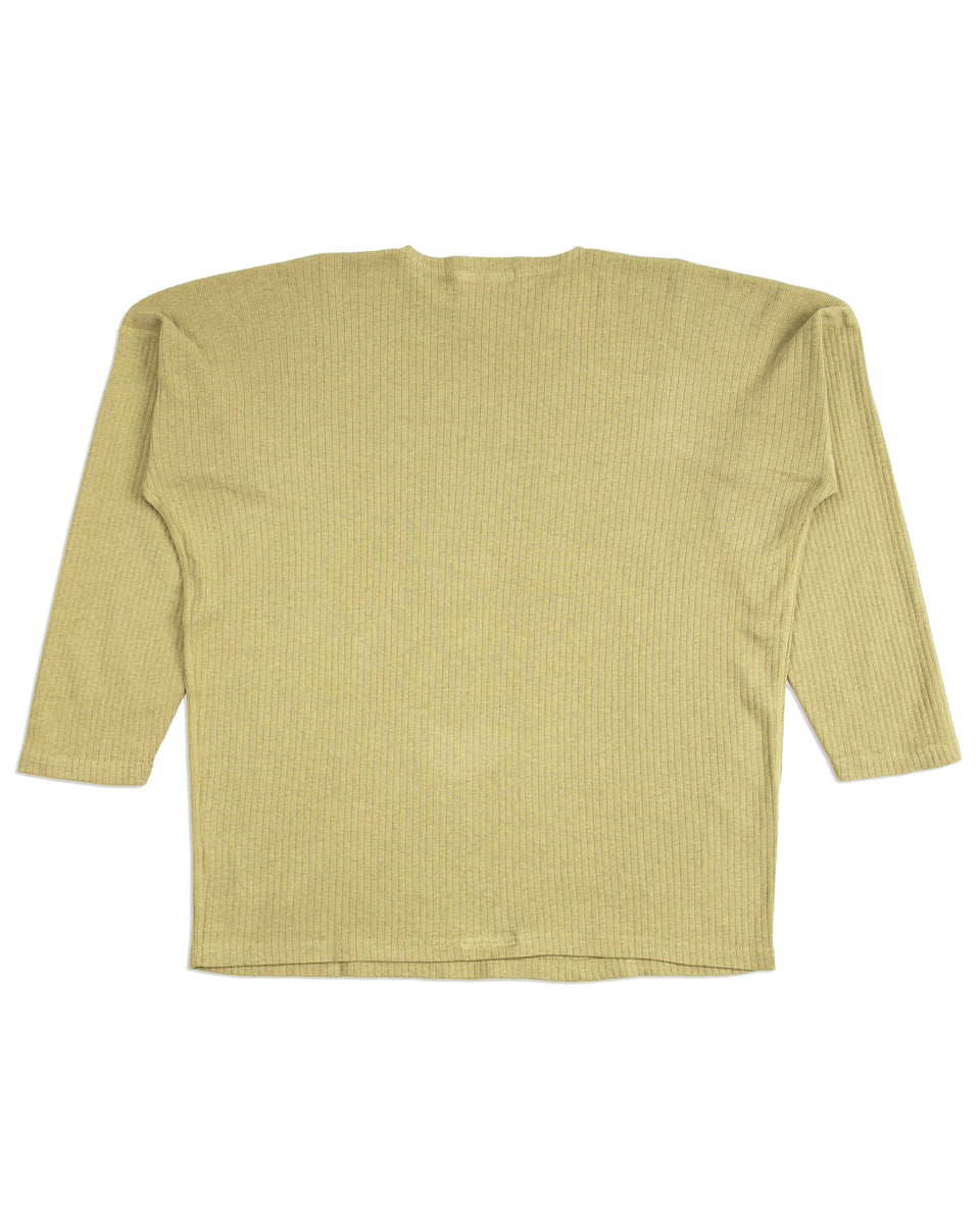 Olde Homesteader Extra Cotton Rib Crewneck L/S - Olive - Standard & Strange