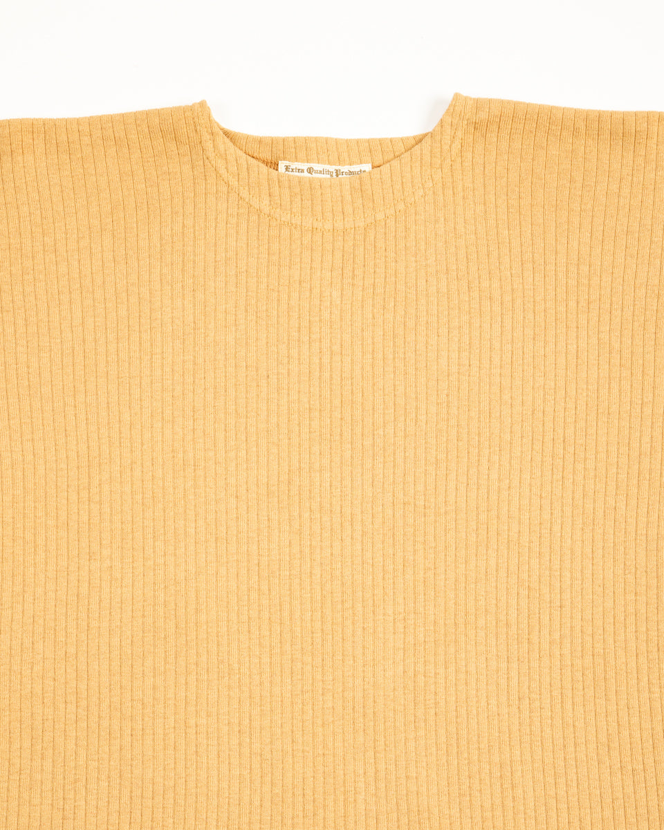 Olde Homesteader Extra Cotton Rib Crewneck S/S - Golden Yellow - Standard & Strange
