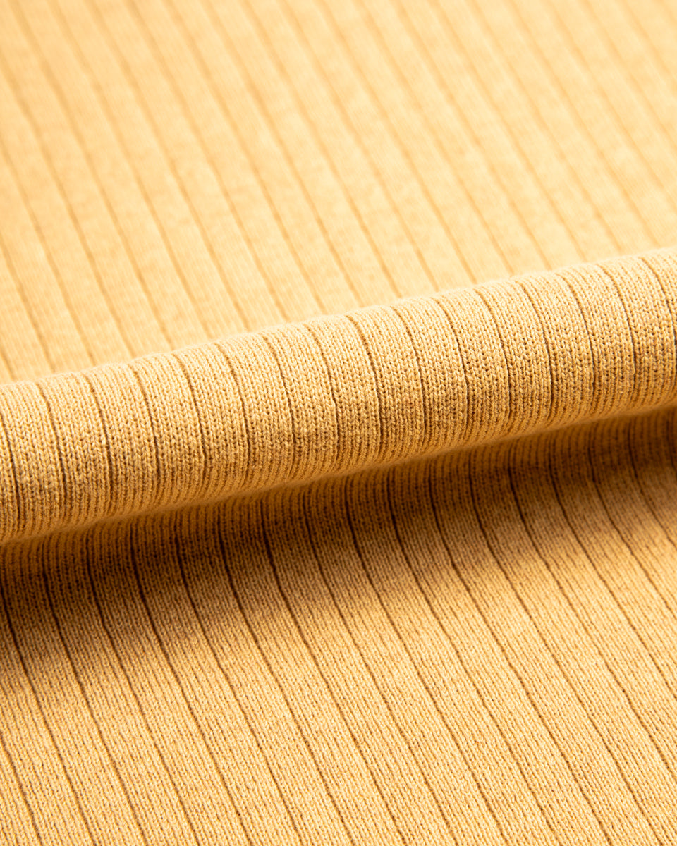 Olde Homesteader Extra Cotton Rib Crewneck S/S - Golden Yellow - Standard & Strange