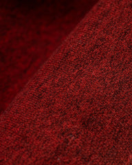 Olde Homesteader Mix Extra Cotton Fleece Cardigan - Turkey Red - Standard & Strange