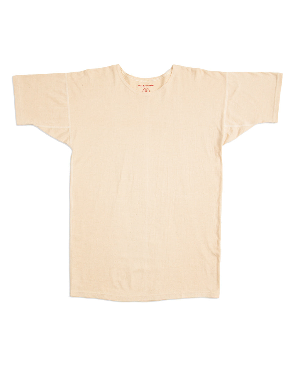 Olde Homesteader Rustic Jersey Crewneck S/S - Ecru - Standard & Strange