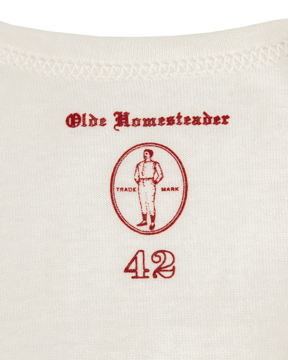 Olde Homesteader Rustic Jersey Crewneck S/S - Off White - Standard & Strange