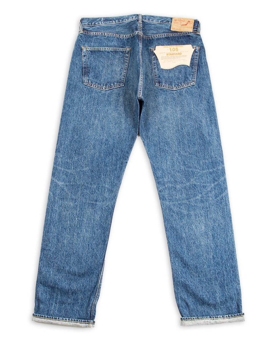 OrSlow 105 Standard Fit Denim - Two Year Wash - Standard & Strange
