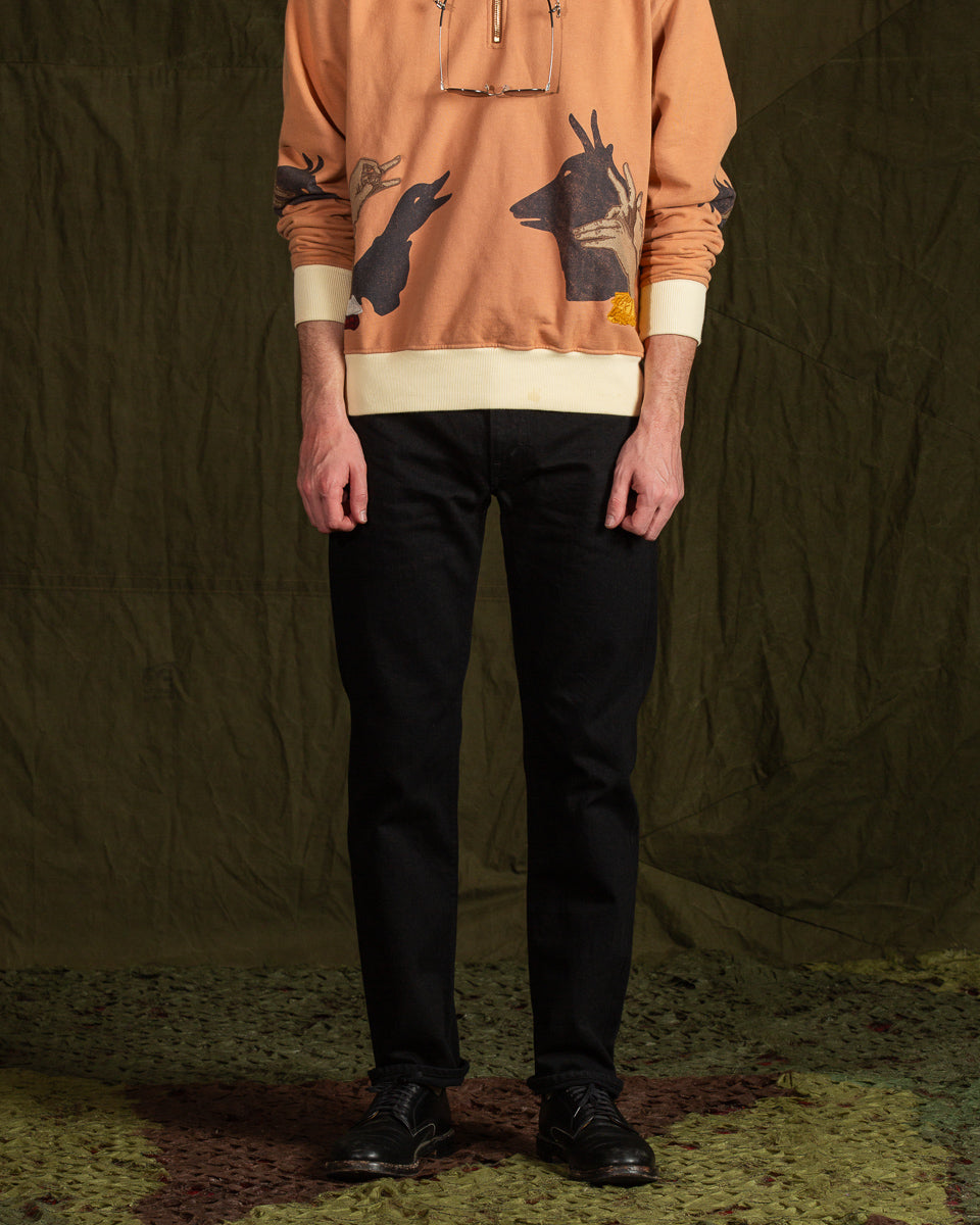 OrSlow 107 Ivy Fit Denim - Black One Wash - Standard & Strange