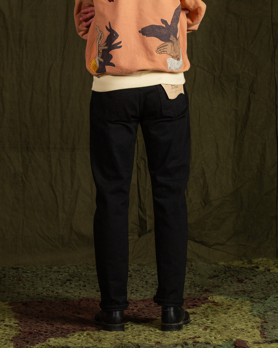 OrSlow 107 Ivy Fit Denim - Black One Wash - Standard & Strange