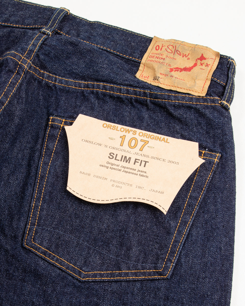OrSlow 107 Ivy Fit Denim - One Wash - Standard & Strange
